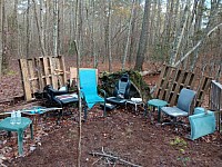 An Ethnic Qarsherskiyan Nomadic settlement in Newport News, Virginia, USA